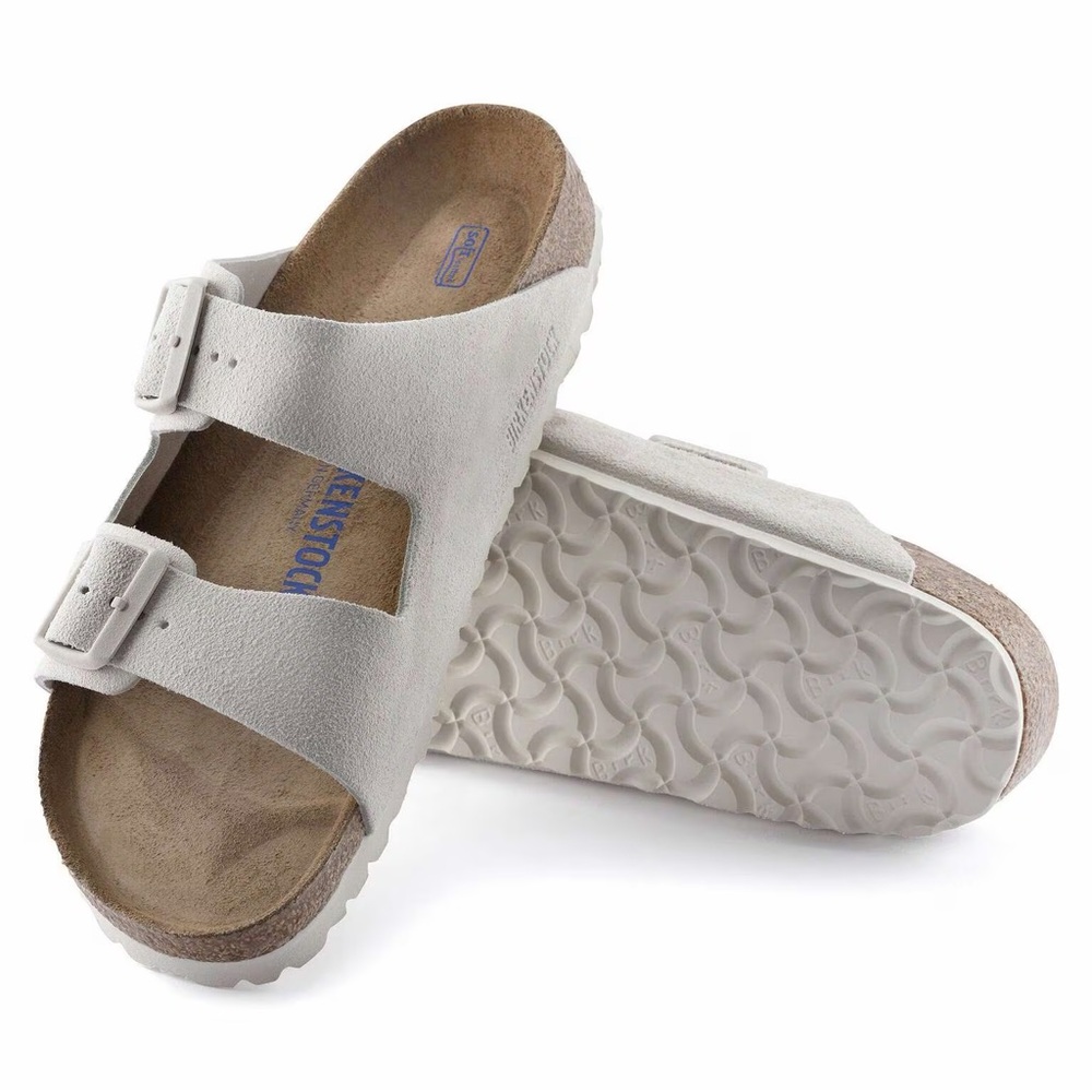 Birkenstock Arizona Soft Footbed in Antique White 39